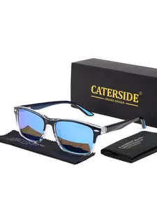 Unisex Simple Style Plain Color Sunglasses, Trendy Casual Tr90 Frame Tac Lens Lightweight Durable Sunglasses for Everyday Use, Fashion Accessories for Outdoor Activities