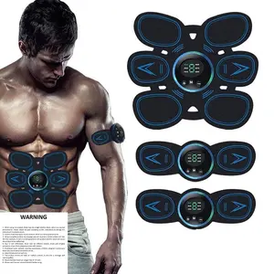 Electric Wireless Muscle Trainer Set, 3-Piece Abdominal Workout Equipment, Multifunctional Fitness Tools for Men & Women, Ideal for Beginners, Muscle Stimulator, Workout Enhancer