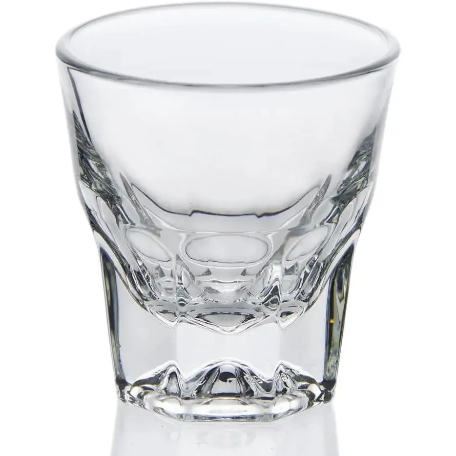 Cortado Glasses 4.5oz - Set of 2, Heat-Treated Tempered Glass, Elegant Espresso Cups, Durable Barista-Grade Coffee Glassware