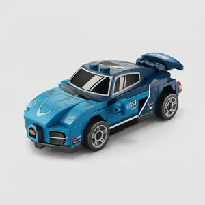 Super Car Racing Classic Building Blocks Toy Set, Educational Creative Toys for Kids, Perfect Gift for Birthday Halloween Christmas