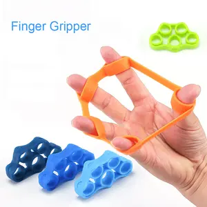 1pc Silicone Hand Grip Strengthener for Finger and Wrist Exercise, Rehabilitation, and Relaxation - Portable Finger Expander for Hand and Finger Strength Training