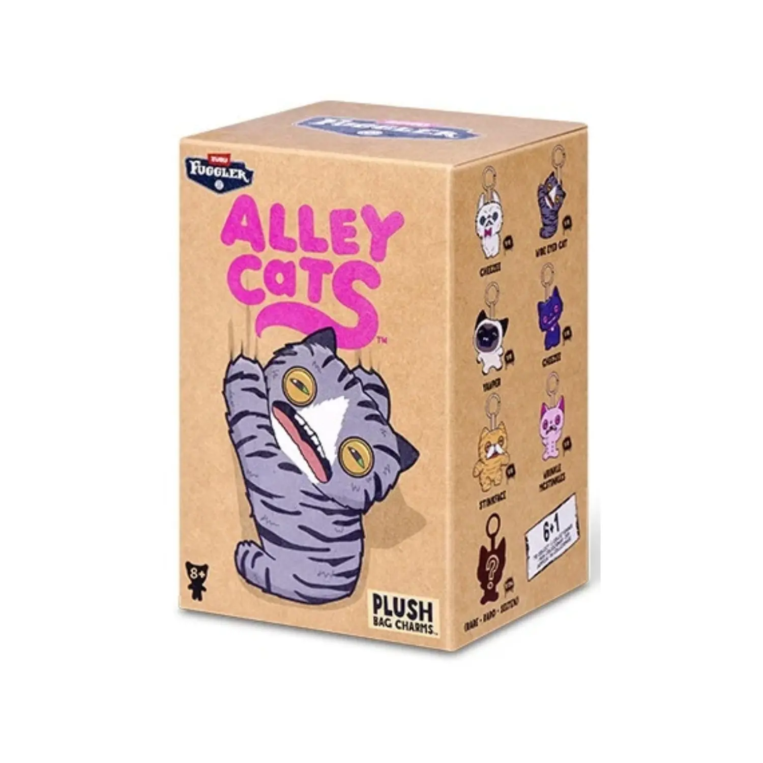 ZURU Fugglers Alley Cats 5" Plush Keychain Blind Box