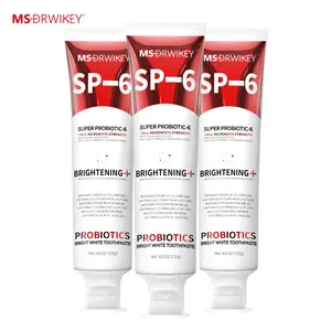 MSDRWIKEY SP-6 Probiotic Whitening Fresh Breath Toothpaste Set - 130g x 3 | Oral Care, Long-Lasting Freshness, Gift Ideas