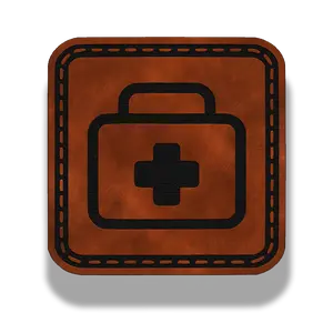 First Aid Box Patch – Leatherette Morale Patch