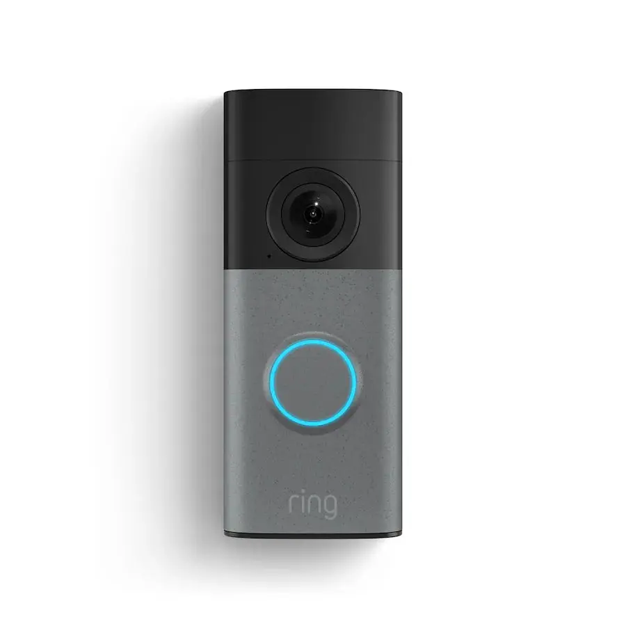 Ring Wired Smart Doorbell 2K Video Two-Way Talk Speckled Grey Ring Wired Smart Doorbell 2K Video Two-Way Talk Speckled Grey