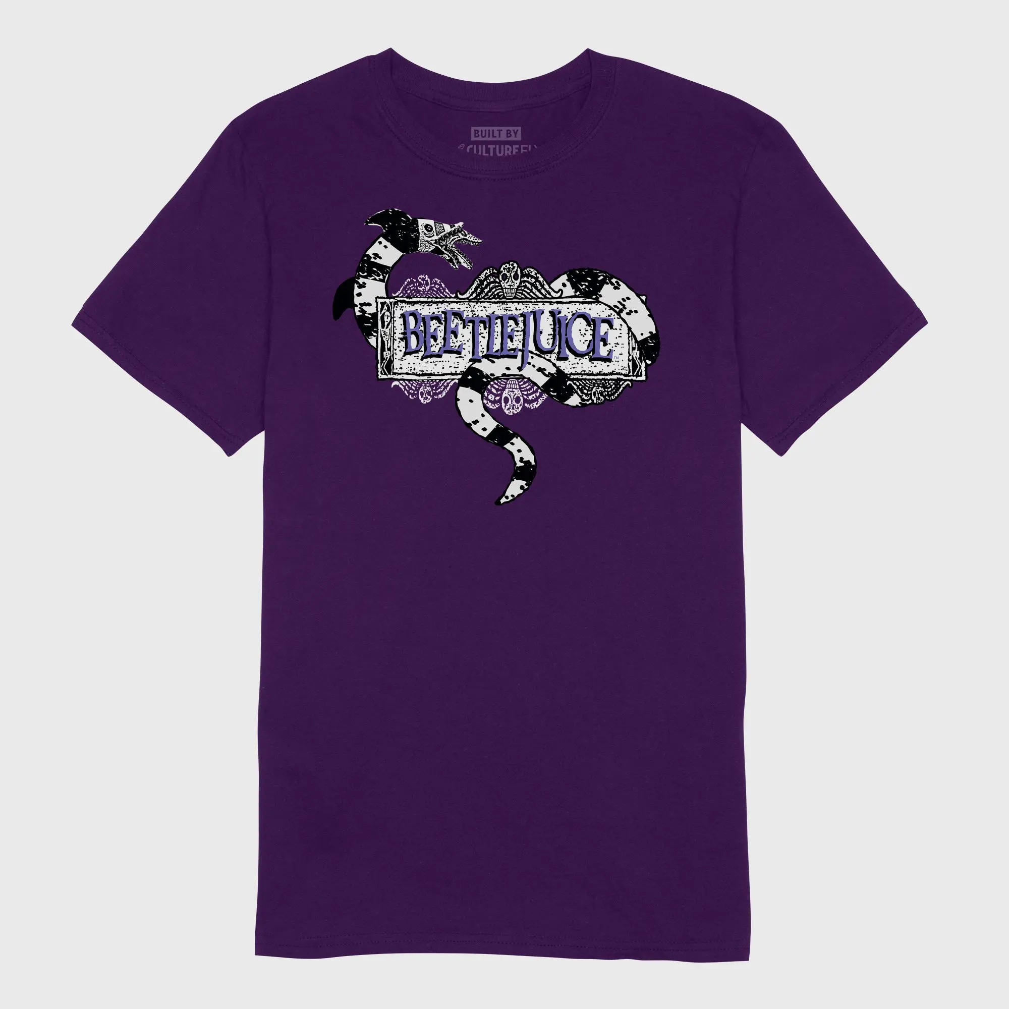 Beetlejuice - Beetlejuice Logo Purple Tee