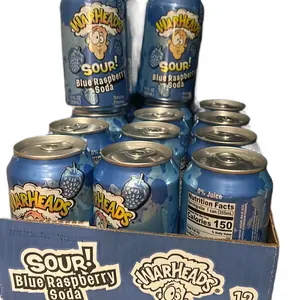 Warheads blue raspberry sour soda