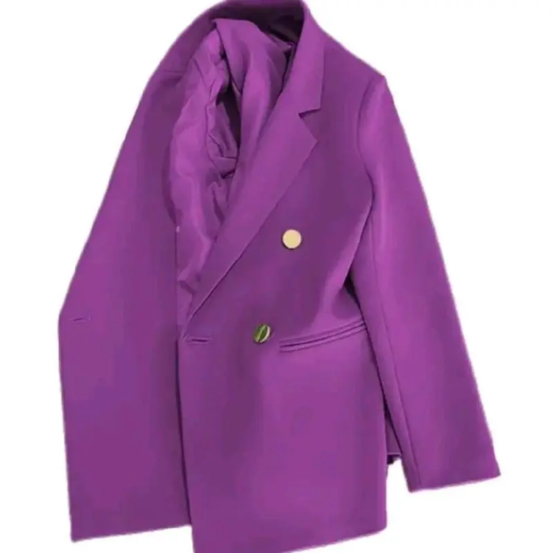 Lady women Elegant winter cropped Blazer Large size solid color casual coat. Lady women Elegant winter cropped Blazer Large size solid color casual coat.