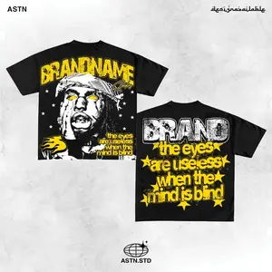 Y2K Graphic "Blind Mind" Personalize Printed Tshirt, For Men For Women