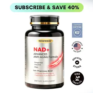 NEWEBIO 1000mg NAD+ Supplement with Nicotinamide Riboside, Resveratrol & PQQ| Supports Natural Energy & Mental Focus | 150 Softgels