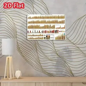 2D Aluminum Decorative Wall Art Painting Chart Sign Poster for Bar Cafe Restaurant Billiard Hall Hotel Home Interior Decor