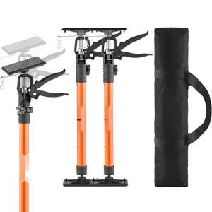 2 Pieces Adjustable Cabinet Jack Support Pole Telescoping Pole 21.3–60 Inches Quick-Release Rod For Cabinet Lifts And Furniture Alignment, Heavy-Duty Tool, DIY Workshop, Home Improvement, Easy To Install, Ideal For Cabinets