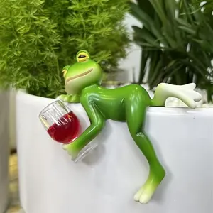 Creative Frog Design Garden Pot, Cute Frog Design Garden Planter, Garden Decoration for Outdoor, Balcony, Garden, Outdoor Planters