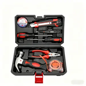9Pcs Home Repair Tool Kit All-In-One Household Hand Tools for DIY Projects