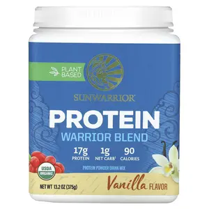 Sunwarrior Warrior Blend, Protein, Vanilla, 13.2 oz (375 g)