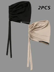 Women's Modal Jersey Inner Cap with Anti-Slip Design, Soft Underscarf for Daily Wear, Sporty Under Cap for Muslim Women