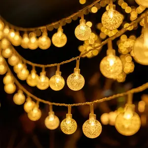 LED String Lights, Waterproof Outdoor Fairy Lights for Christmas Camping Tent Awning, Long Battery Life Energy Saving Decorative Light Chain – For Holiday Party Backyard Use