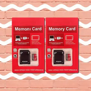 Memory card with adapter: Micro SD card, micro TF adapter for home projectors, compatible with smartwatches for data, PC files, supports storage for portable game consoles.