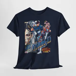 Chun-Li Street Fighter Graphic Tee — Retro Arcade Fighting Game Shirt