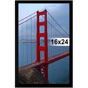 16x24 Frame Wall Hanging Photo  16 x 24 Poster FrameBlack 1 Pack