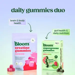 Curve Gummies Duo - New Year New Me Pack - Healthcare Vitamin, Brain & Body Health, Gut Health & Daily Nutrition, Dairy-Free, Gluten-Free, Keto-Friendly, Non-GMO, Sugar-Free, Plant-Based, Easy to Use, Edible Supplement