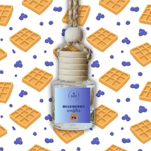 Blueberry Waffles Hanging Car Diffuser - Car Air Freshener