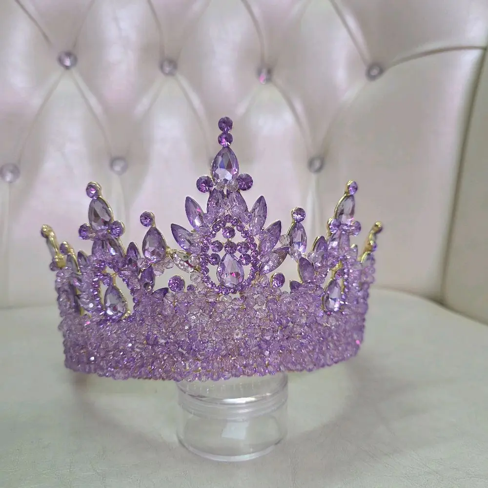 Lilac and Gold Quince Crowns