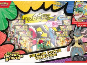 Pokémon TCG: Mega Evolution Ascended Heroes Premium Poster Collection (10-packs inside) (Styles Vary)