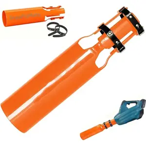 Leaf Blower Air Booster, Air Flow Booster for Blower, Universal Cordless High-Flow Air Booster Attachment, Turbo Nozzle Extension Boosts Speed & Power for Yard, Lawn Cleanup, Fits 2–4 Inch Nozzles