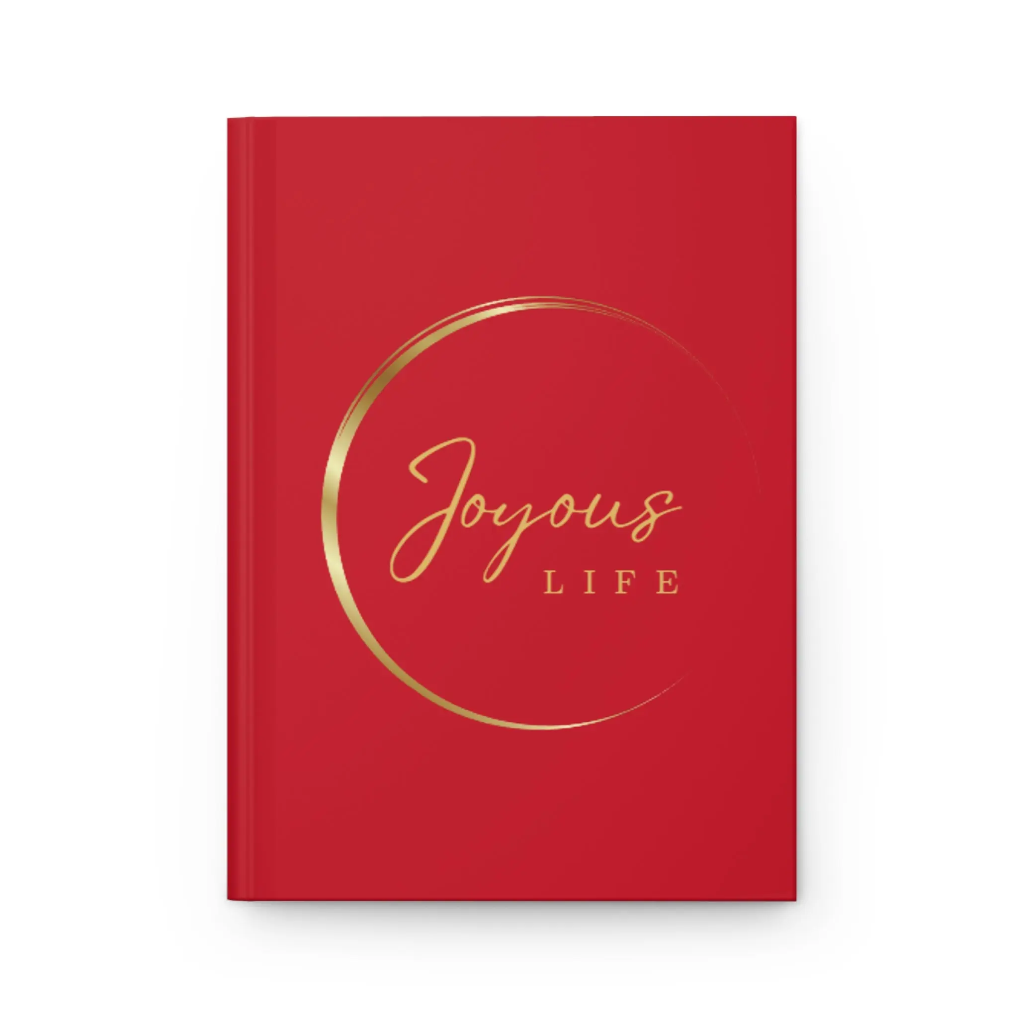Joyous Life Hardcover Journal | Red & Gold Edition | JLJ