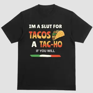 I Love Tacos So Much I'm A Tac-Ho T Shirt For Foodies Lovers Gift