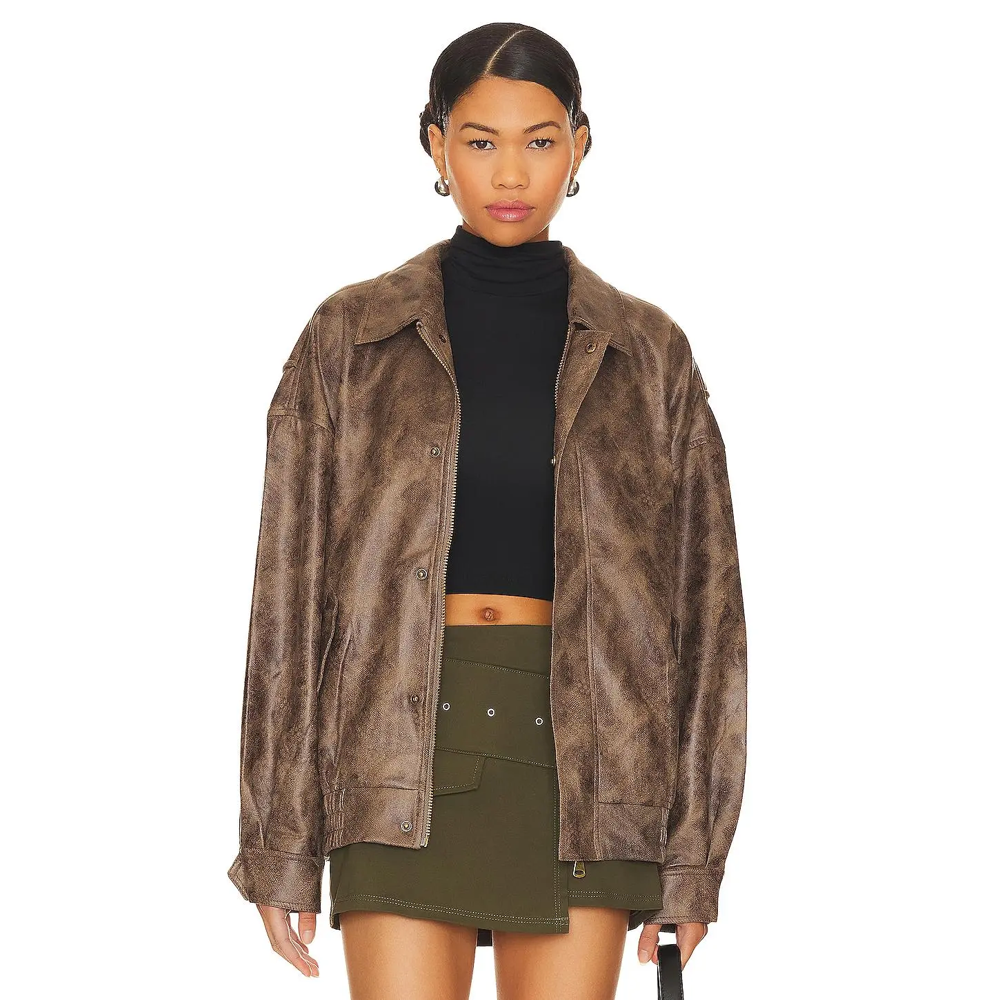 LIONESS Kenny Bomber in Chocolate