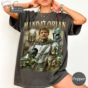 Retro Vintage Movie Man-dalorian T-shirt, This Is The Way Shirt, Pedro Pascal Tee