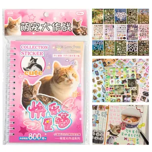4 Styles Cat & Dog Sticker Books – 30 Sheets 800 Pcs Stickers per Style, Kawaii Aesthetic Stickers for Scrapbooking, Journaling, DIY Crafts & Planners | TikTokShopJumpstartSale