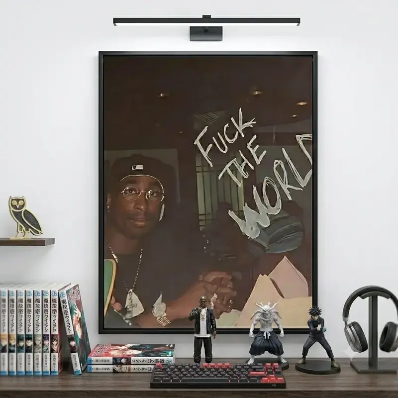 [NO FRAME] Tupac Vintage Poster, Classic 90s Hip Hop Wall Art Print, Rap Music Room Decor Gift
