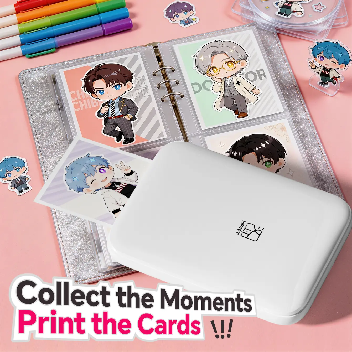Hanin MT53 Mini Bluetooth DIY Photo Printer – Portable Sticker Printer for iPhone & Android, 2x3" Instant Photos Hanin MT53 Mini Bluetooth DIY Photo Printer – Portable Sticker Printer for iPhone & Android, 2x3" Instant Photos