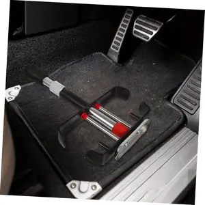 Anti-Theft Anti-Pick Car Brake Lock, Durable Full Metal Pedal Lock, Clutch Lock, Long-Lasting Parking Security