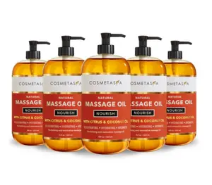 Cosmetasa Hot Cream Massage Gel 5 Pack - Hydrating Gel for Skin Care and Relaxation