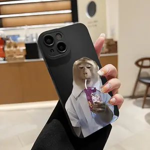 Phone Case with Fun and Quirky Monkey Pattern, Suitable for iPhone 17 Air/16 Plus/15 Pro Max/14 Pro/13/12/11 and Other Mobile Phones, as a Birthday/Holiday Gift for Family and Friends, Very Unique/MS205