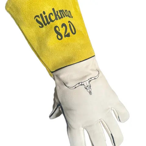 Slickman 820 Premium  Welding Glove with Flame Resistant Stitching for Maximum Protection