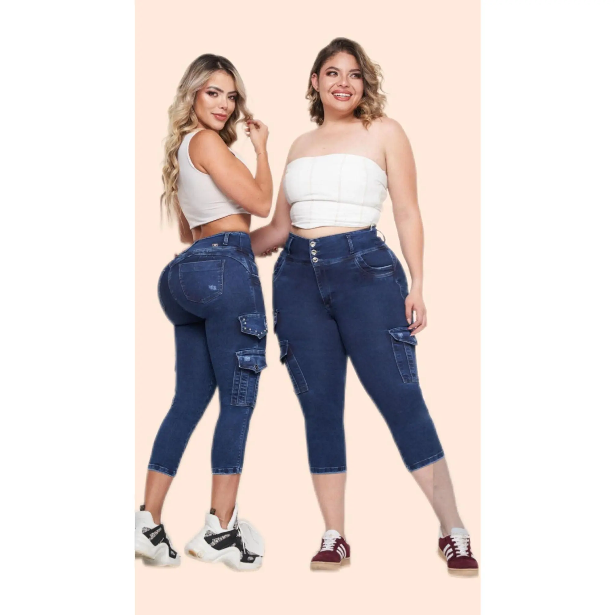 Colombian Capri Cargo Jeans Power Fit Ultra Stretch – Columbia