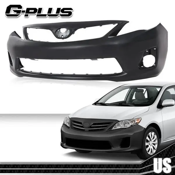 Fit For 2011-2013 Toyota Corolla Base CE L LE Front Bumper Cover
