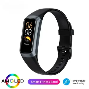 Amoled Smart Watch Men Smart Band Women Heart Rate Blood Smartwartch Waterproof Smart Bracelet Sport Fitness Tracker 2026 multifunctional