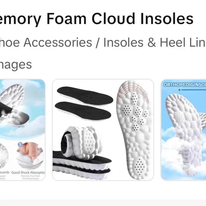 Soft Memory Foam Cloud Insoles