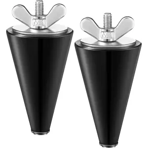 2 Pcs Long Tapered Rubber Winter Boat Drain Plugs with Stainless Steel Head, Fit 1/2 Inch to 1 Inch Holes, Prevent Leaks and Water Intrusion for Boat Drains