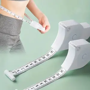 1Pc Measuring self-tightening body measuring ruler, household waist ruler, fitness ruler, measuring hip/arm/head circumference, soft ruler, Soft Tape Measure