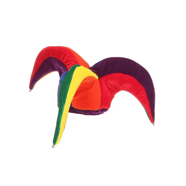 Court Jester Plush Hat Multicolor