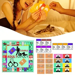 Adult Couple Game Night Board - Couples Paper Board Game Props for Enhancing Relationships and Fun