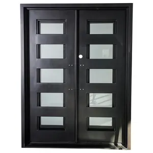 Metal & Hammer Iron Double Door