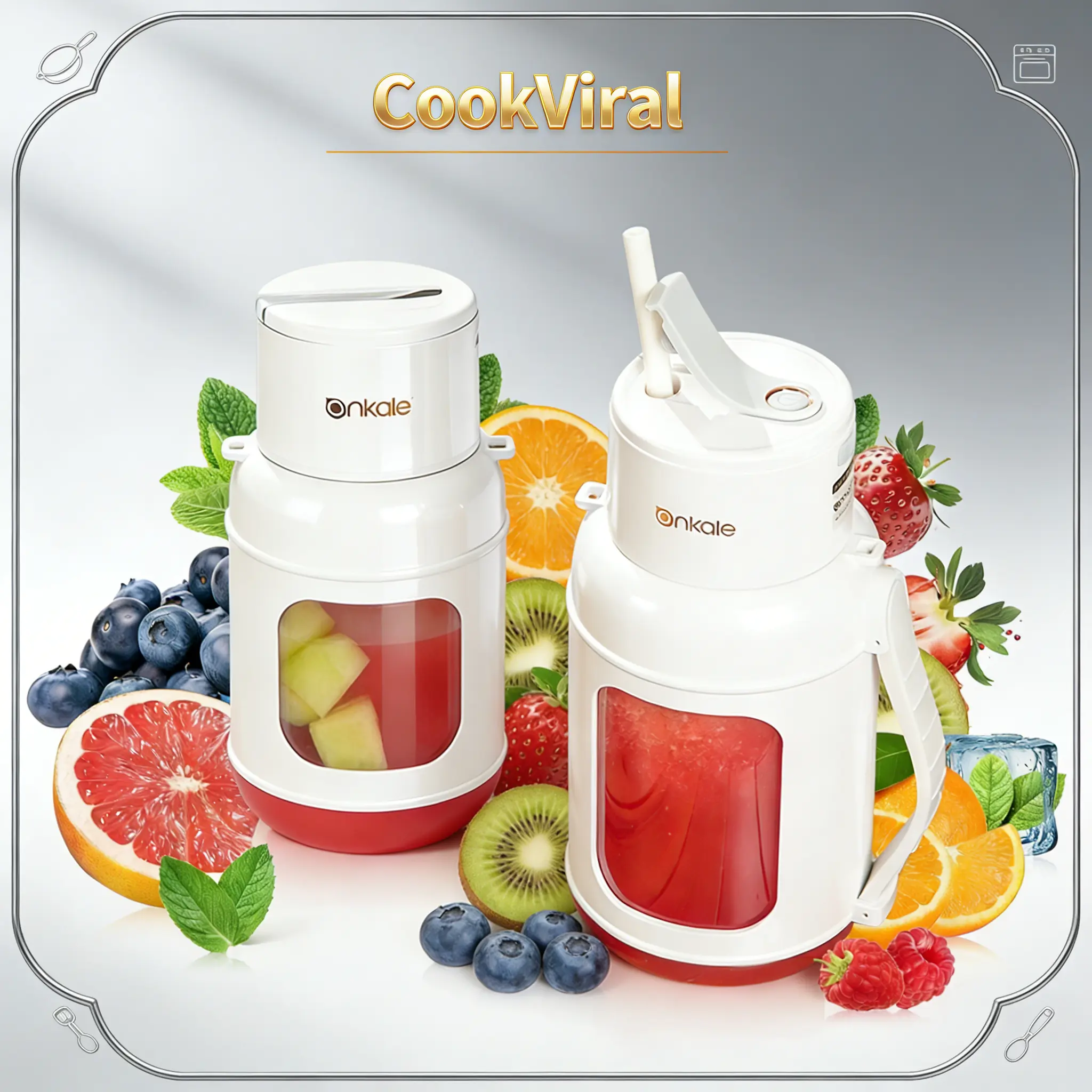 Rechargeable mini blender vegetable Portable Blender Wireless Rechargeable Smoothie Maker,For Fruit Juice Shakes Smoothies,Personal Juicer Cup With Straw For Travel Gym Camping